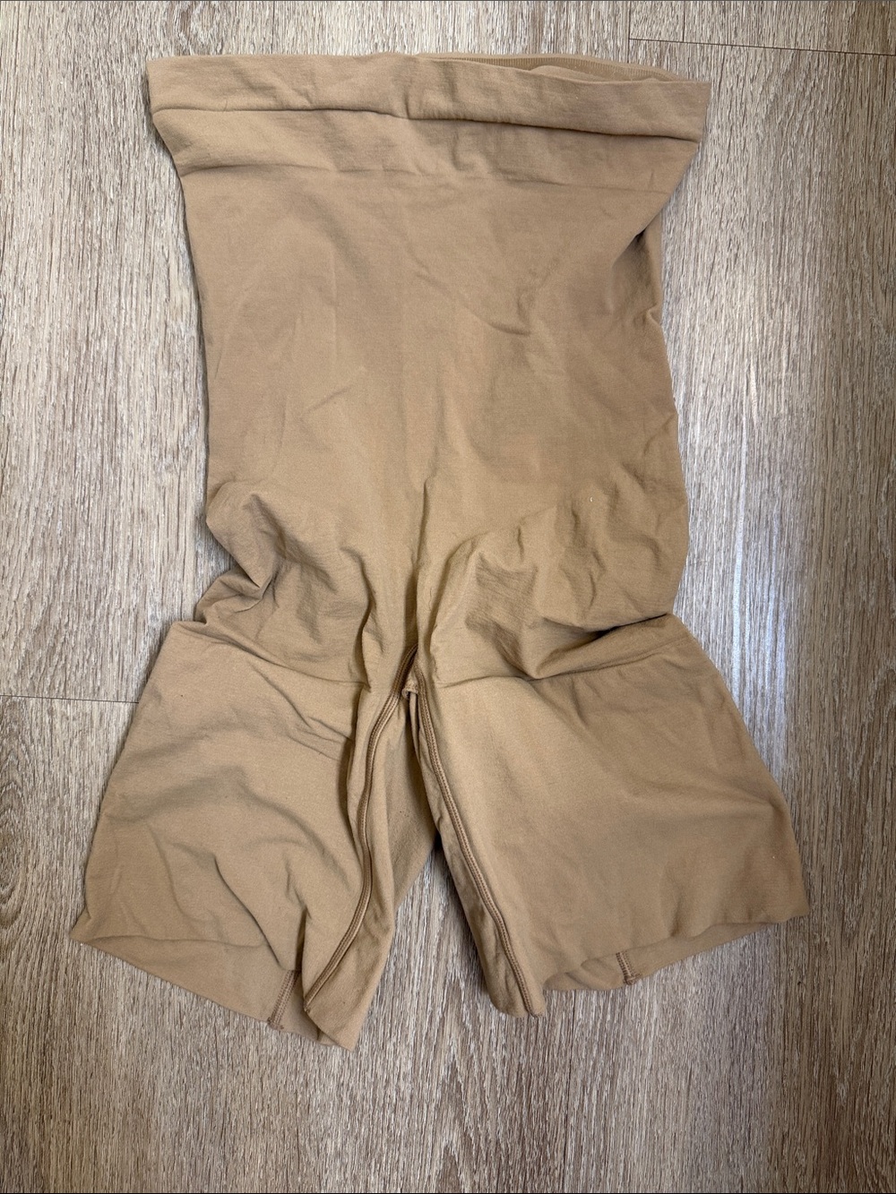 SPANX Nude High-Waist Shaping Shorts